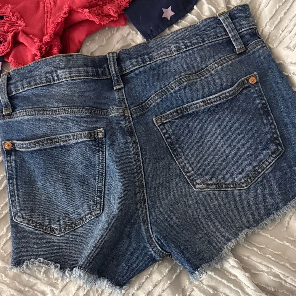2pk Distressed Denim Shorts